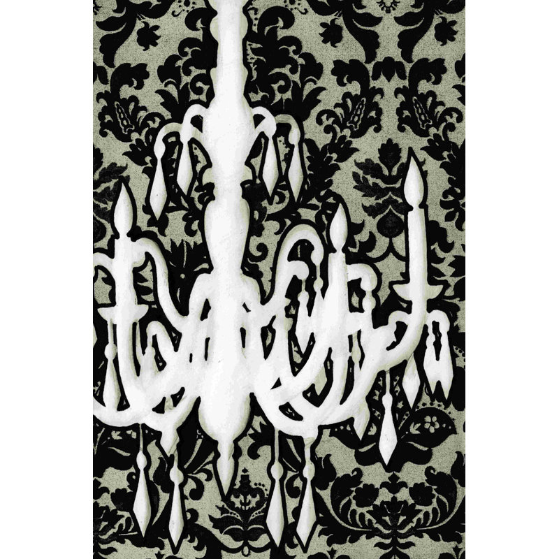 Lustre à motifs II, H 18 po x l 12 po