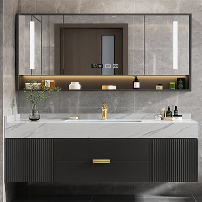 American-style light luxury bathroom cabinet