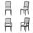 Keirsten 8 - Person Extendable Four Leg Dining Set-1710571853