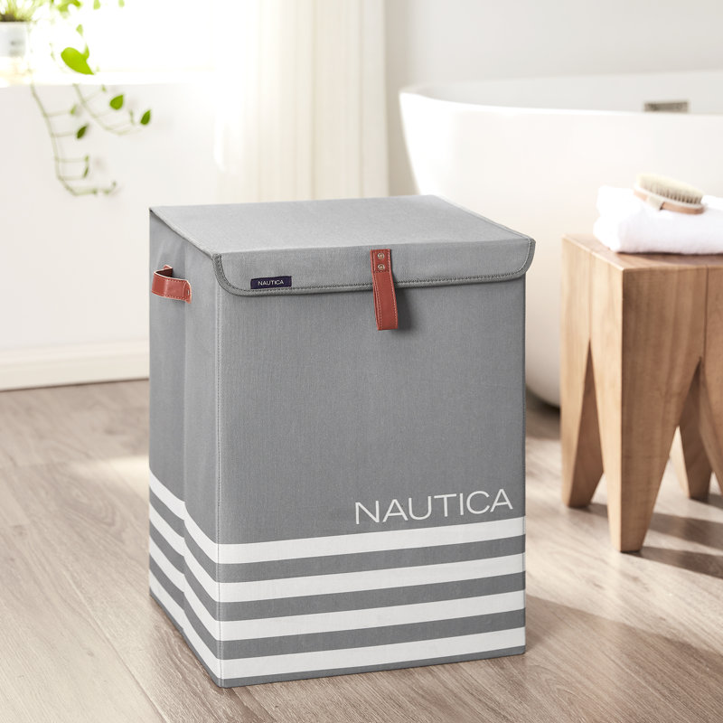 Nautica Laundry Hamper, Gray