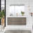 Bellecourt 48'' Single Sink Wall Mounted Bathroom Vanity with Resin Top-380059257