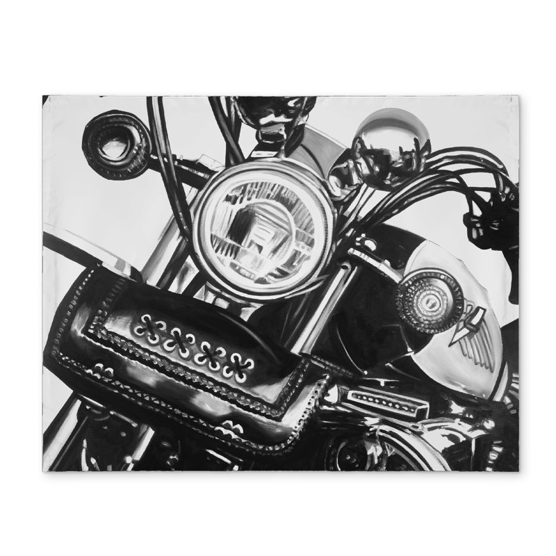 Realistic Motorcycle Placemat - Polyester Home Decor
