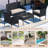 All-Weather Wicker Patio Furniture 4 PCS Set PE Rattan Bistro Loveseat & Table With Soft Cushions- Outdoor Conversation Set,Patio Furniture Outdoor-958456971