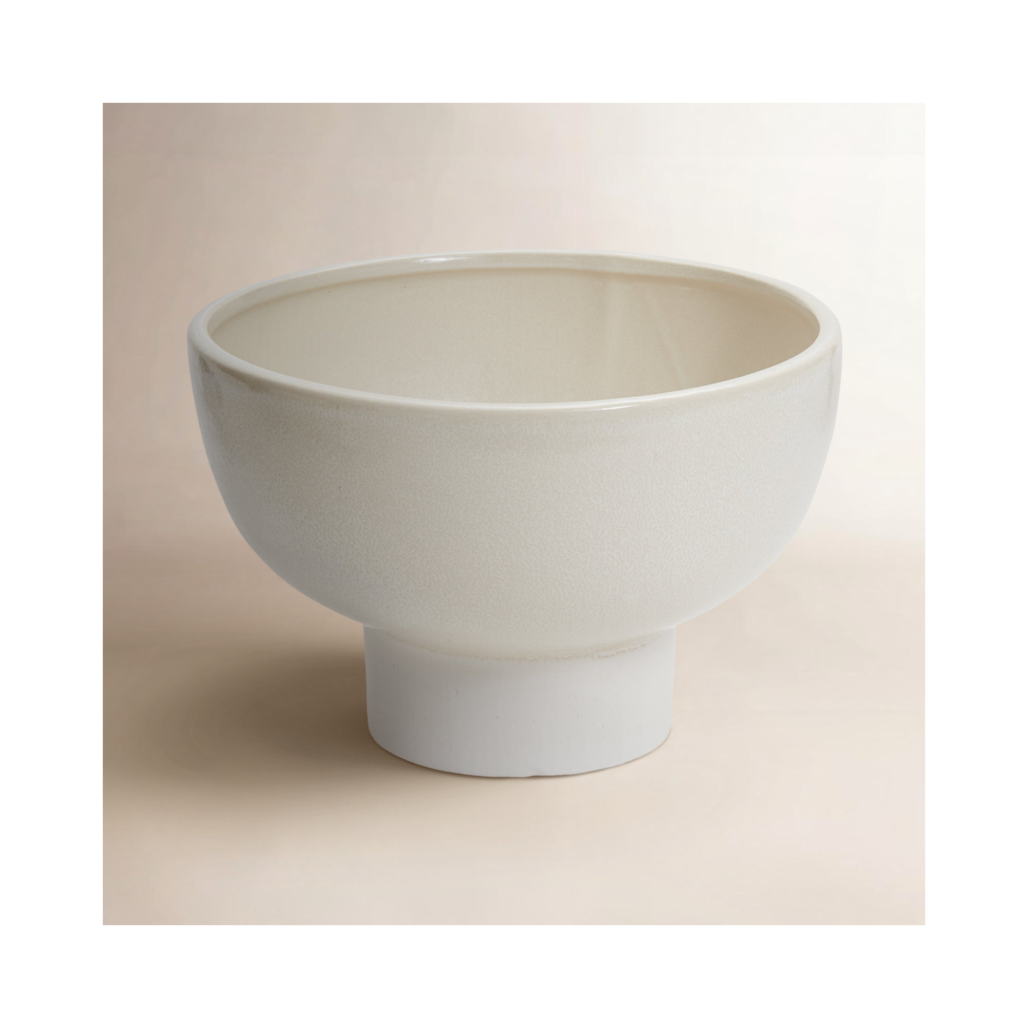Abie Handmade Ceramic Table Vase, 6.25" H x 9.25" W x 9.25" D
