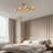 Sputnik Modern Linear Semi Flush Mount