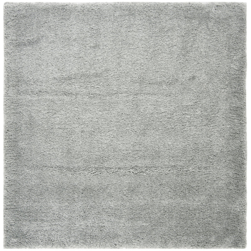 Chiles Royal Shag Performance Solid Color Rug, Square 6'7"
