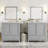 60 Inch Bathroom Vanity Set With Double Vanities, Ceramic Sinks, And Ample Storage For Modern Bathrooms-116332464