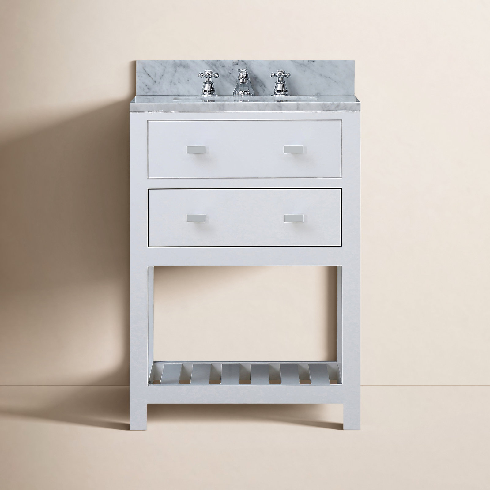 Cronin 24'' Single Bathroom Vanity, Pure White
