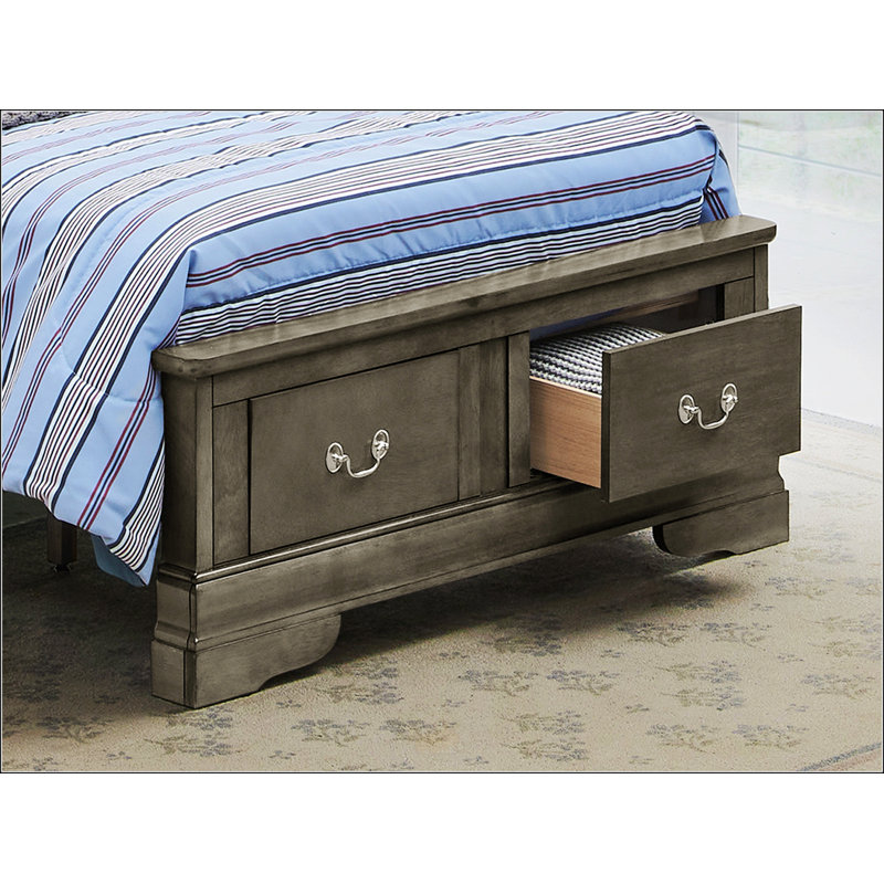 Lit simple avec rangement Elegant Traditional