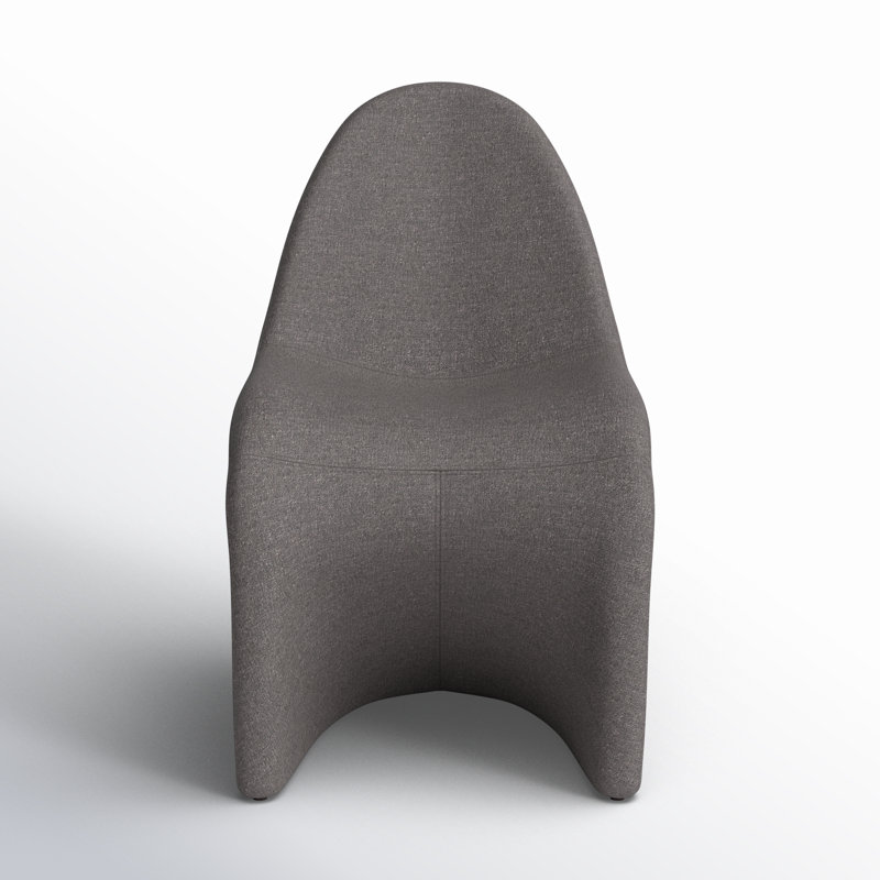 Antwerp Seal Upholstered Linen Solid Wood Side Chair