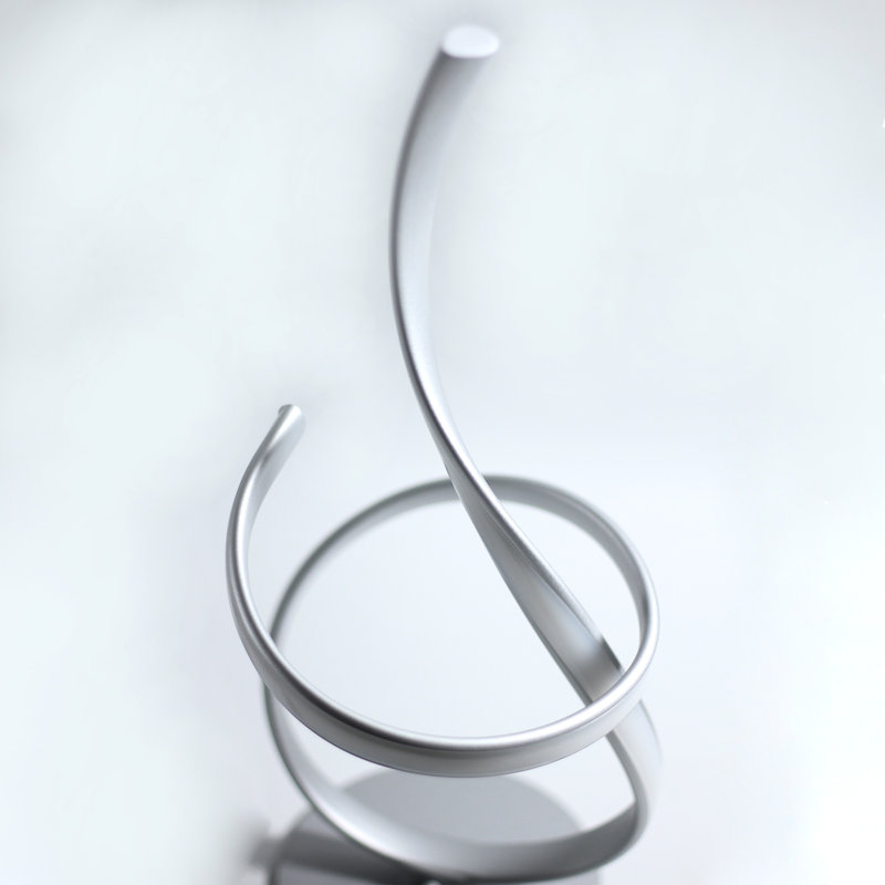 Hadin Metal Novelty Lamp, Satin Chrome