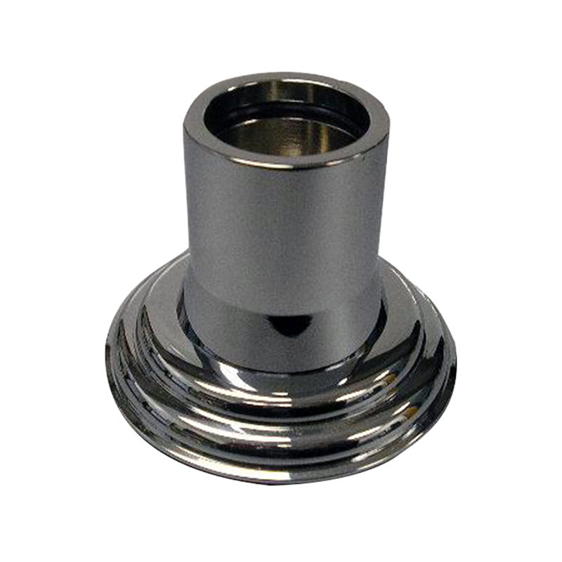 Decorative Shower Rod Flange, Polished Chrome
