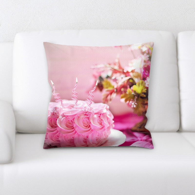 Coussin joyeux anniversaire