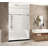 Frameless Shower Door 56-60 "W X 60" H, 1/4 "(6 Mm) Clear Tempered Glass, Stainless Steel Handle-120179036