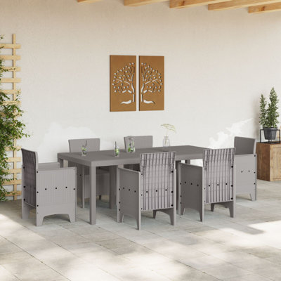 Garden Table Poly Rattan