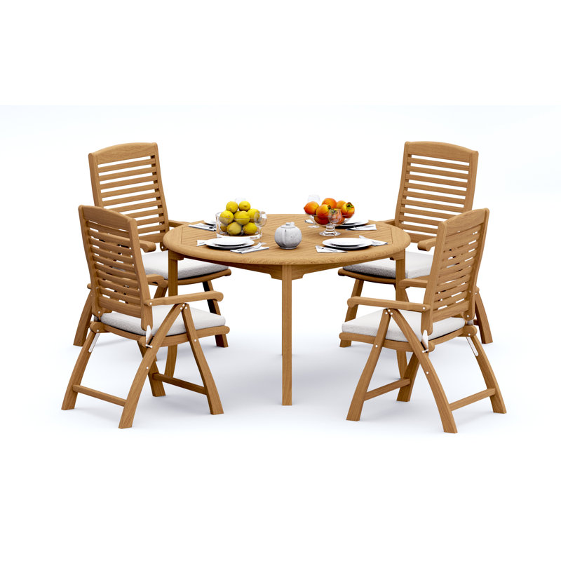 Ensemble de salle à manger Leidesdorff, H 30,5 po x L 52 po x l 52 po