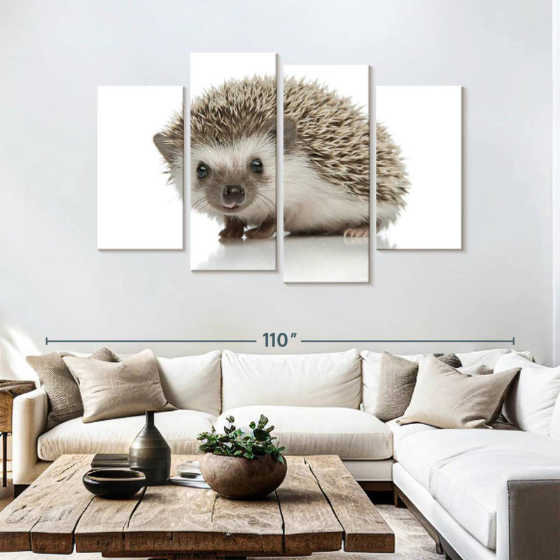 Brampt African Hedgehog, 54" H x 84" W