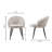 Yandier 19.1" Wide Fabric Dining Chairs (Set of 2) - Upholstered Seats, Modern Comfort​-1680163049