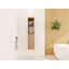 Armoire latérale de salle de bain avec portes à fermeture en douceur et conception à fixation flottante, rangement de salle de bain pour la maison