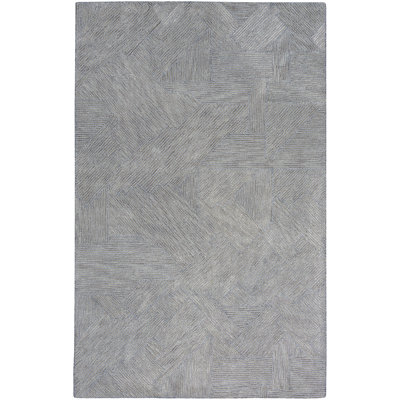Chrisann Geometric Area Rug in Gray