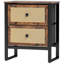 50 cm W Steel Bedside Table