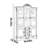 European style large storage bookcase