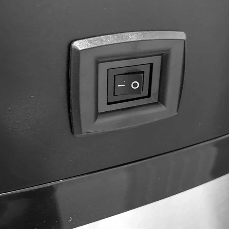 Hallum Steel Kitchen Trash Can - 58L