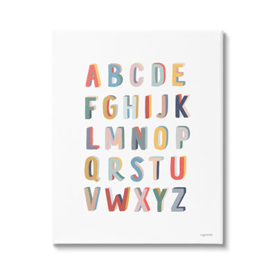 " Simple Alphabet Block Letters Symbols Design " by Kyra Brown