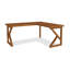 Bureaux en bois massif brun en forme de L-108183838-108183840