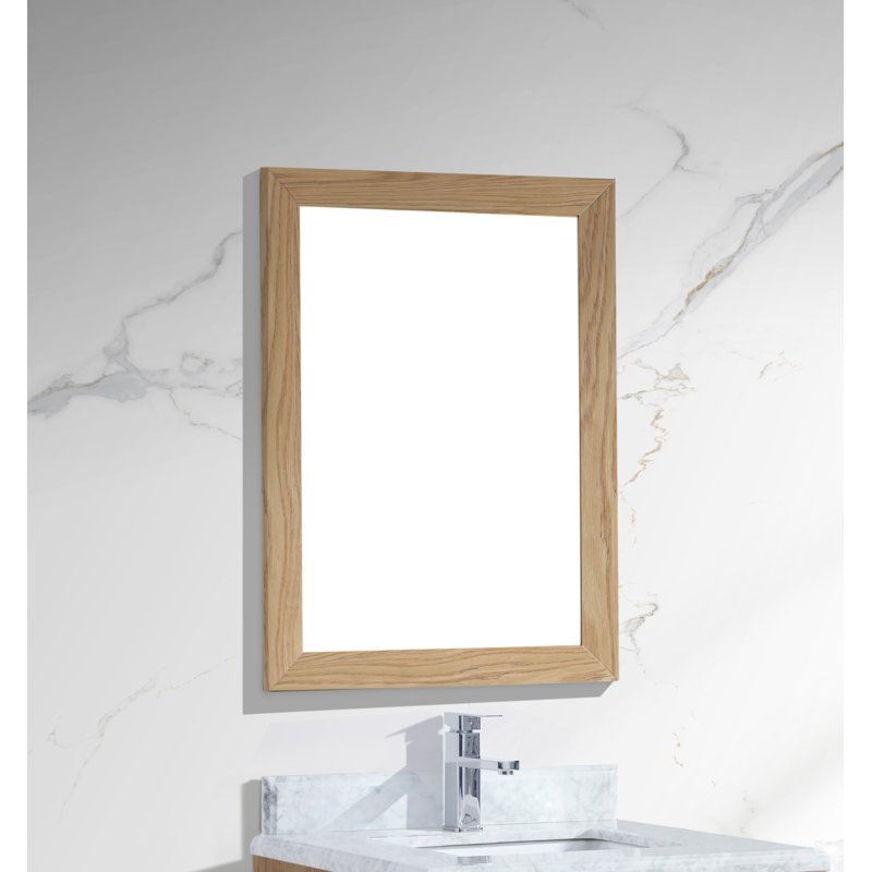 Miroir Markes, H 30 po x l 24 po, Marron