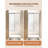 34" W X 74" H Pivot Frameless Shower Door, 1/4" (11Mm) Tempered Glass Door-121782935
