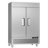 VEECOOL Commercial Freezer Upright WiFi Enabled, 54.4" Solid Door Reach-In Freezer with LED Lighting, APP Control Fan Cooling, R290, Stainless Steel, 49 cu.ft. Capacity, ETL&ETL Sanitation