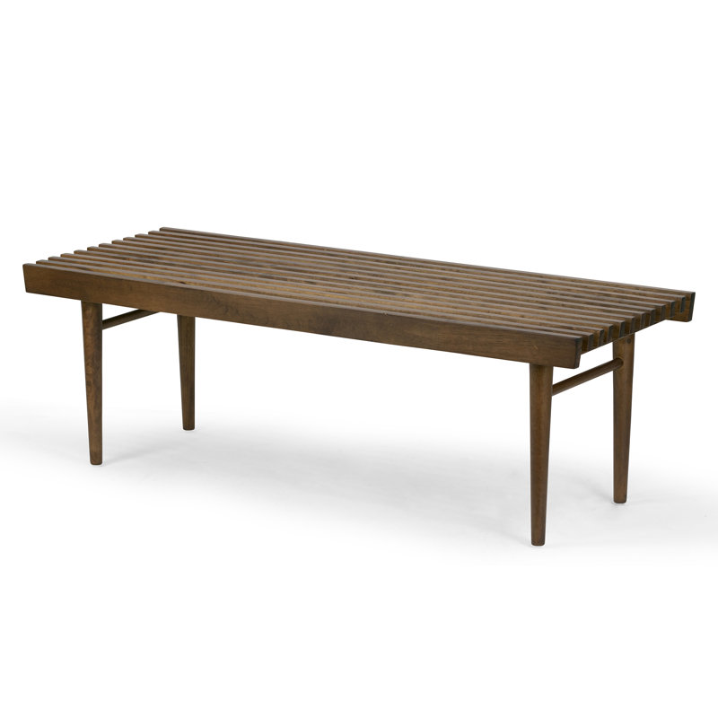 Chyra Solid Wood Bench, Brown