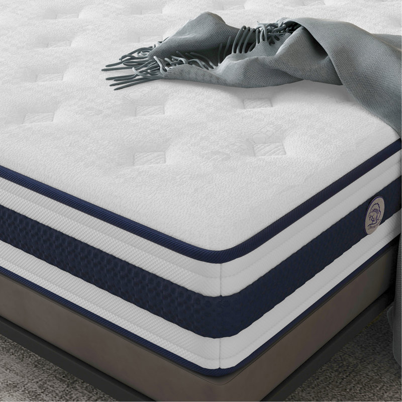 Matelas en mousse à mémoire de forme mi-ferme 10 po Shen Zhen Shi Yi Ma Shi Ye You Xian gong Si YIMA, Lit double