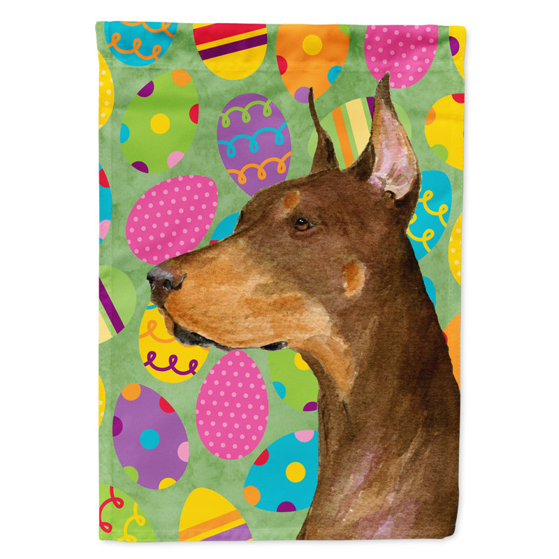 Drapeau de jardin Atara, Doberman (brun et beige)