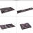 Low-pile 9x12 Area Rug, Washable, Non-slip, - For Dining Room, Hallway, Kitchen - Black+burgundy Safe Bedroom, Living-725772662