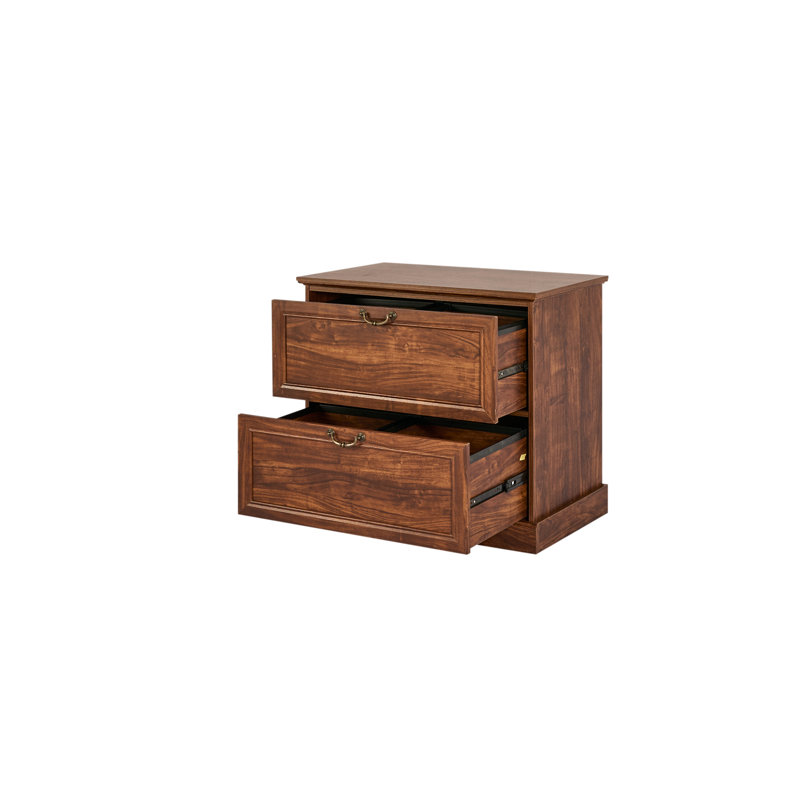 31.5'' Wide 2 -Drawer File Cabinet, Walnut