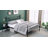 Kempst Queen Size Metal Platform Bed Frame with Headboard and Footboard, Mattress Foundation with Steel Slat Support, Under Bed Storage, No Box Spring Needed, Noise Free-639456547-641512442