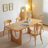 Cherry Rectangular Solid wood Butterfly Leaf  Dining Table-609049398