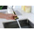 Kitchen Faucet With Pull Down Sprayer, High Arc Single Handle Kitchen Sink Faucet With Deck Plate, Commercial Modern Stainless Steel Kitchen Faucets-110712872