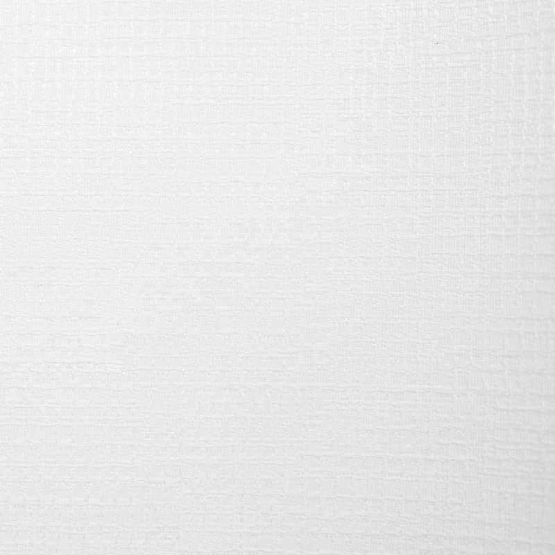 Abat-jour opaque en lin tissé, L 25 po x L 48 po, Blanc
