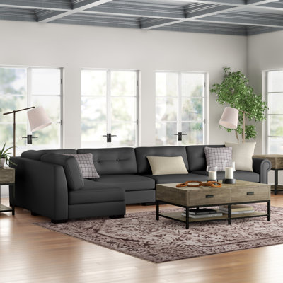 Canapé modulaire à angle gauche faisant face à la gauche Performance Fabrics® de 166 po Mosely