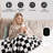 59×71 in Checkerboard Electric Heated Throw