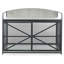 Style chenil pour chien gris - grande cage en bois pour chiens de taille moyenne, table de bout intérieure avec rangement et rangement coulissant pour meubles exclusifs, porte, convient aux chiens-650496317-650496319