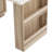 K&K 82.6" Fluted Kitchen Island with Extendable Dining Table for 4-6, Island Table for Kitchen with Power Outlet, Kitchen Table with Double-Side Storage, 2 Drawers 2 Side Open Shelves, Natural-1885839683