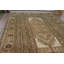 Tapis bohémien en patchwork de laine brun 76,8 x 113,4 po