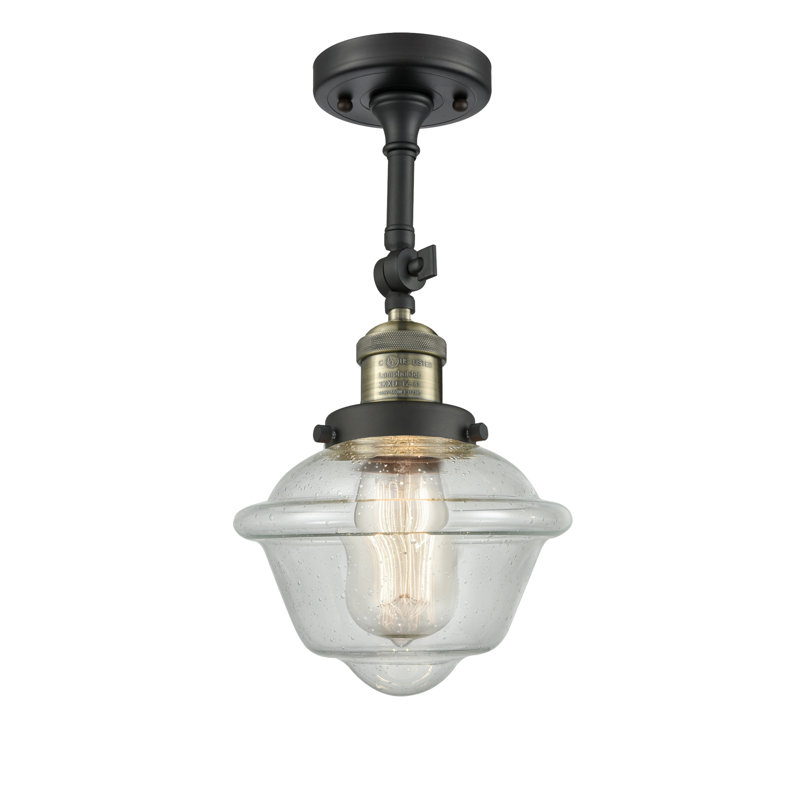 Gaspard Dimmable Bath Sconce, 60 Watt Vintage Incandescent Bulb, Seedy, Black Antique Brass