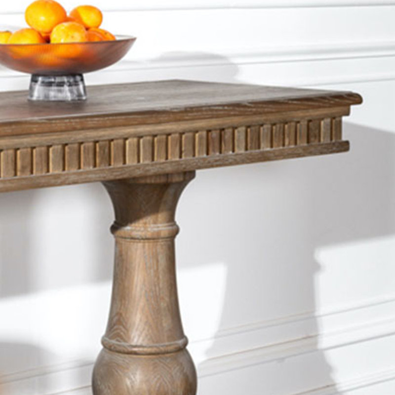 Console de style rétro de style américain, Marron foncé