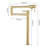 Pot Filler Faucet With Extension - 360 Swivel And Foldable, Brushed Gold, Brass, Double Handles For Seamless Water Release, Corrosion Surface Treatment Rotatable Foldable Design, Efficient-1652149355