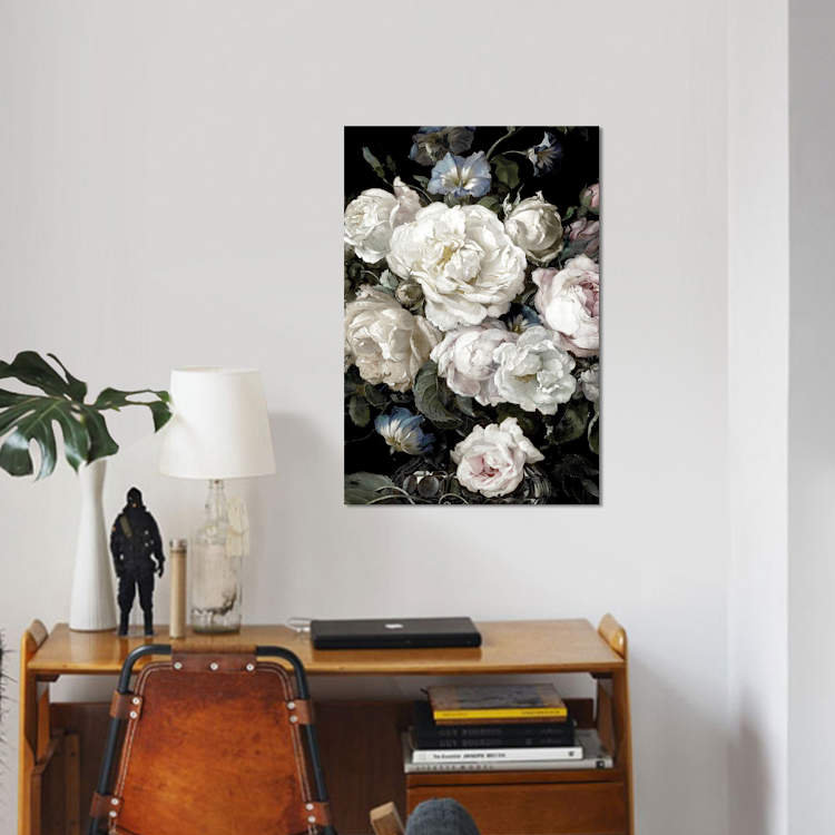 « glorious bouquet iii », reproduction d’impression sur toile, H 12 po x l 8 po x P 0,75 po, Toile tendue, Pas de tapis